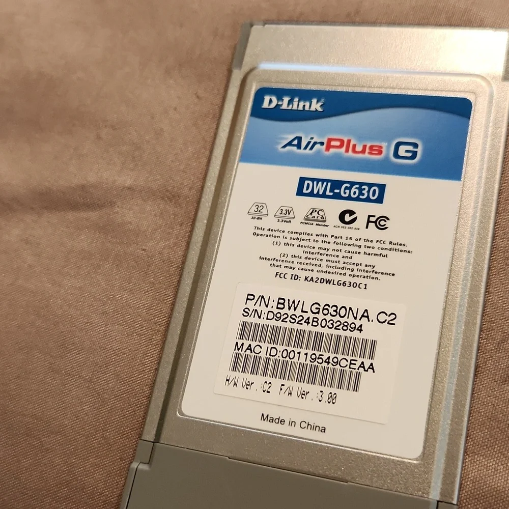 D Link Air plus G.